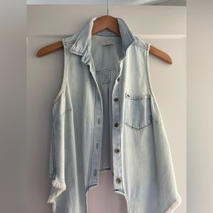 Obey Western Tie Front Top